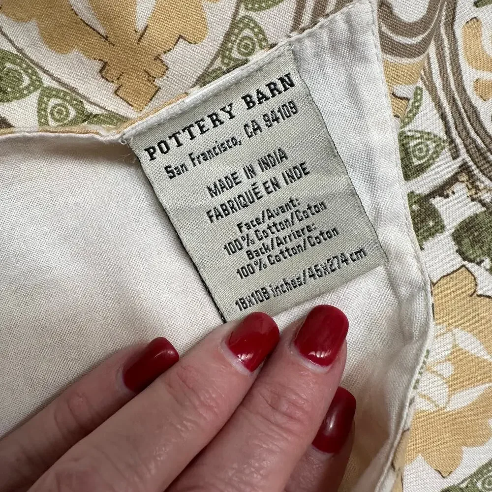 Pottery Barn Extra Long Table Runner 18